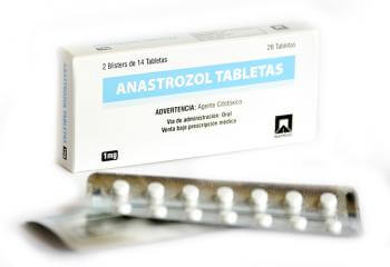 Anastrozol 1 mg, Tabletas