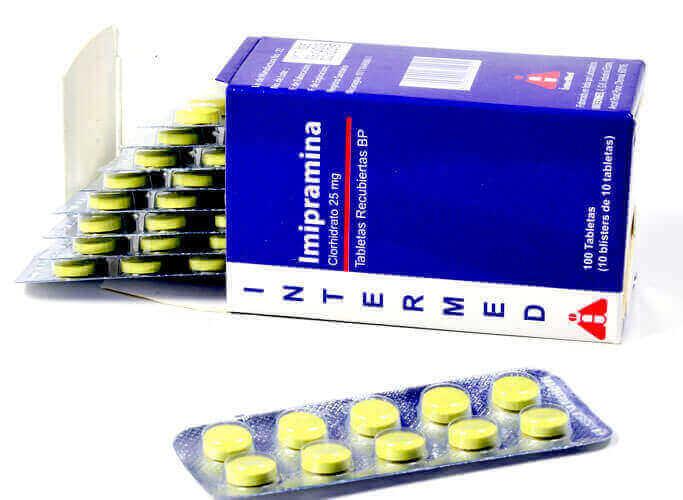 Imipramina Clorhidrato 25 mg, Tabletas Recubiertas BP